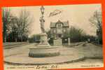 LE VESINET 1902 PLACE DE LA FONTAINE CARTE PRECURSEUR EN  BON ETAT - Le Vésinet