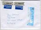 Registered Cover From France To Estonia (8) - Covers & Documents