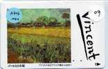 VINCENT VAN GOGH Painting On Phonecard JAPAN  (60) - Painting