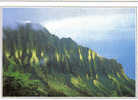 Carte Imprimé Hawai   Ile De Kauai  Les "Pali" - Hawaï