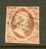 Ned 1852 Willem III 10 Cent Rood  Used # 250 - Gebruikt