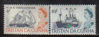 1165 - TRISTAN DA CUHNA , Ordinaria Elisabetta Serie N. Yvert 113/114  *** - Tristan Da Cunha