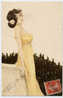 Raphael Kirchner, Fille Avec Fleur, Carte Originale - Kirchner, Raphael