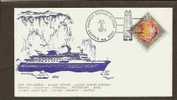 US M/V COLUMBIA - MAIDEN VOYAGE - ALASKA MARINE HIGHWAY - PIONEER SQUARE STATION POSTMARK - DIANA TILLION ARTIST SIGN - Maritime