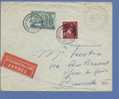 772+832 Op EXPRES-brief Met Stempel MOEN-HEESTERT - 1948 Export