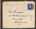 UK - CHELTENHAM 1941 COVER RE-ISSUED TWICE (STAMP OVER STAMP) DUE LACK OF PAPER - WWII - Covers & Documents
