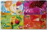 CHINA - CNC-IC-2003-S21 - Set 4 Cards - Fruits - Lebensmittel
