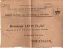 BELGIUM OCCUPATION USED COVER CANCELED BAR - OC1/25 Generalgouvernement 