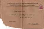 BELGIUM OCCUPATION USED COVER 1917 CANCELED BAR BREE - OC1/25 Gobierno General