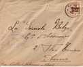 BELGIUM OCCUPATION USED COVER 1918 CANCELED BAR VILVOORDE - OC1/25 Generalgouvernement 