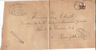 BELGIUM OCCUPATION USED COVER CANCELED BAR BARVAUX - OC1/25 Governo Generale