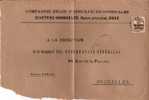 BELGIUM OCCUPATION USED COVER CANCELED BAR BREE - OC1/25 Governo Generale