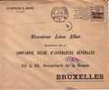 BELGIUM OCCUPATION USED COVER 1918 CANCELED ANTWERPEN - OC1/25 Gobierno General