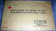 R! R!, Red Cross, WWI, Letter, Military,Cover,Austria,Leipzig - Covers & Documents