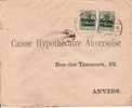 BELGIUM OCCUPATION USED COVER 1916 CANCELED BAR LUTTICH - OC1/25 General Government