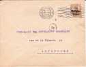 BELGIUM OCCUPATION USED COVER 1916 CANCELED BAR BRUXELLES - OC1/25 Governo Generale