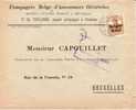 BELGIUM OCCUPATION USED COVER 1917 CANCELED BAR HASSELT - OC1/25 Generaal Gouvernement