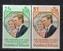 810 - GRENADINES ST VINCENT, 1973 : Royal Wedding Ann And Mark  *** - St.Vincent (...-1979)