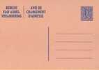 AP - Entier Postal - Carte Postale Avis De Changement D´adresse N° 21 - Chiffre Sur Lion Héraldique Avec Banderole - 4,5 - Aviso Cambio De Direccion