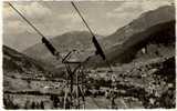 Les Contamines Montjoie - Vue Générale Et Télésiège (coin Supérieur Droit Plié) - Les Contamines-Montjoie