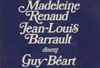 Madeleine Renaud Et Jean-Louis Barrault Disent Giy Béart - Other & Unclassified