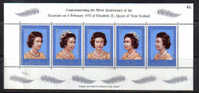 701c - NUOVA ZELANDA, 1977 : Silver Jubilee Elizabeth II  *** IL B.F. - Blocks & Sheetlets