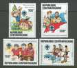 Central African  Republic          "Scouts"         Set        SC#497-500 MNH** - Nuovi