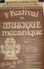 REFFANNES -1er Festival De Musique Mécanique (1985) - Manifesti & Poster