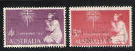 Australia 1957 Christmas Star Of Bethlehem & Praying Child Used - Used Stamps