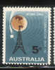 Australia 1965 Radio Mast And Satellite Orbiting Earth Used - Gebruikt