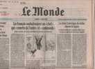 Le Monde 11 Avril 1995 - Elections Présidentielles - Mitterand - Chirac - Balladur - Le Pen - Jospin ... - General Issues