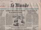 Le Monde 18 Avril 1995 - Bosnie - Chirac - Le Pen - De Villiers - Corridas à Séville - Harvard ... - Algemene Informatie