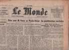 Le Monde 6 Août 1977 - Belgrade - Damas - Opéra De Paris ... - Algemene Informatie