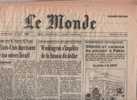 Le Monde 24 Mai 1989 - Israël - Pékin - Cannes - Fabius - Ouvéa ... - Algemene Informatie
