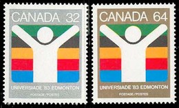 Canada (Scott No. 981-82 - Jeux Universitaire / Edmonton / University Games) [**] - Ongebruikt