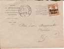 BELGIUM OCCUPATION USED COVER 1917 CANCELED BAR ANTWERPEN - OC1/25 Governo Generale