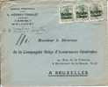 BELGIUM OCCUPATION USED COVER 1918 CANCELED BAR GERPINNES - OC1/25 Generalgouvernement 