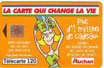 AUCHAN ORANGE 120U SO3 09.99 ETAT COURANT TIRAGE 4 000 000 - 1999