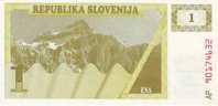 Slovénie Slovenia 1 ( Tolar ) ( 1990 ) UNC P1 - Slovenië