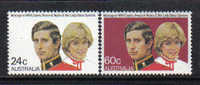 891 - AUSTRALIA, 1981 : Royal Wedding Charles And Diana  *** - Mint Stamps