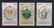 893 - BARBADOS, 1981 : Royal Wedding Charles And Diana  *** - Barbados (...-1966)