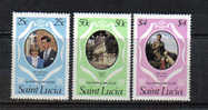 922 3 - ST. LUCIA, 1981 : Royal Wedding Charles And Diana  *** IL FOGLIETTO - Ste Lucie (...-1978)