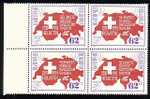 BULGARIE - 1991 - 700an. De La Confederation Helvetique - Bl.du.4** - Unused Stamps