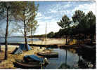 Carte Postale  40.  Biscarosse  Port-Maguide, Le Port , La Plage - Biscarrosse