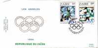 Zaire Los Angeles Olympic Games 1984 Fdc - Sommer 1984: Los Angeles