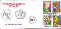 Zaire 1982 UIT Fdc - 1980-1989