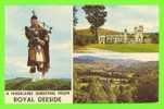 LOCHNAGAR, SCOTLAND - BALMORAL CASTLE - ROYAL DEESIDE - CARD TRAVEL IN 1971 - - Aberdeenshire