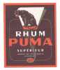 Etiquette  De  Rhum  - Puma  -  Importé Des Départements D'Outre Mer - Rum