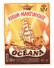 Etiquette De Rhum  Martinique    -Océana    - 100 Cl  -  ASLIV  à Bordeaux  (33) - Rhum