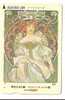 ALPHONSE MUCHA (Japan Old Card) Painting Masterpiece Peinture Tableau Malerei Pittura Cuadro Quadro Schilderen Tableaux - Pintura